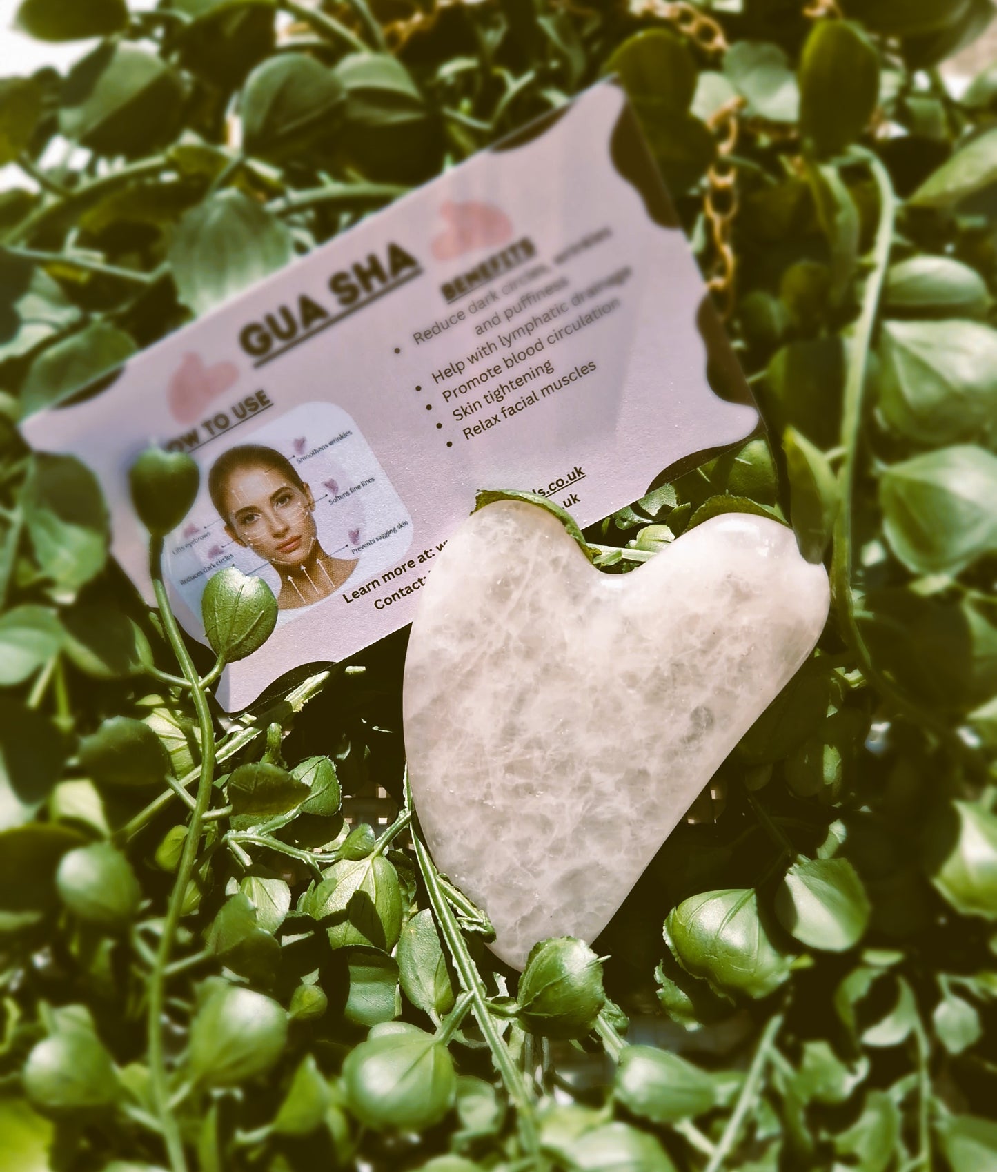 Rose Quartz Gua Sha Stone