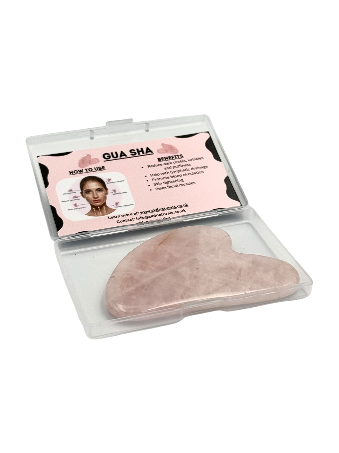 Rose Quartz Gua Sha Stone